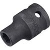 sourcing map Chiave a bussola a percussione a 6 punti da 9 mm, in acciaio CR-V, lunghezza 3,8 cm, dimensioni metriche poco profonde