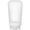 Humangear GoToob+ - Bottiglia da viaggio grande da 100 ml con tappo di chiusura, trasparente