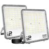 SKYWORLD 2 Pezzi Faretto LED da Esterno, 200W 20000LM Fari LED Esterni