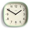 Jones Clocks® Sprite Orologio a parete | Orologio quadrato moderno retro arrotondato | 25cm | Neo mint verde | Numeri facili da leggere | Perfetto per cucina o ufficio