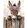 Bimkole DIY 5D Diamond Painting Kit Completo Fai da Te Asino, Animale Pittura Diamante Punto Croce Strass Arte E Creazione Di Mosaico Decorazione Murale Artigianale 30x40 cm