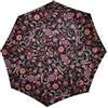 reisenthel Umbrella pocket duomatic - Ombrello tascabile compatto in bottiglie di PET riciclate, con grande pulsante e impugnatura ergonomica, Paisley Black, duomatico, Ombrello