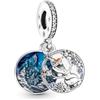 Feitery Yeti Charm Giorno di Natale Bead Bracciale compatibile Regalo di Natale Ciondolo da Donna Argento