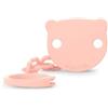 Suavinex Clip PortaCiuccio In Silicone Suavinex Wild & Free Rosa Rosa