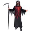 amscan 9907097 - Costume da mietitore ombra scura per bambini, per Halloween, età: 10-12 anni