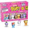 Funko Bitty POP! 4 Pack: My Little Pony - Rainbow Dash, Sweetie Belle, Applejack, Mystery Mini Figure - 1 in 6 chance of receiving the rare Chase variant - Styles may vary - 0,9 pollici (2,2 cm)