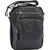 Blauer Borsello Crosby Uomo Ecopelle Nero