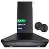 SOONYE SEU01GB6038 - Cappa aspirante classe A+++ 60 cm, 380 m³/h