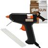 HI-TACK Pistola per colla a caldo, punta fine, calore rapido, alta temperatura, fai da te, arte, artigianato, riparazioni, carte, 10 W