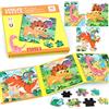 BBLIKE Puzzle Magnetico Bambini 2-5 Anni, Montessori Puzzle Magnetici per Attività in Fattoria/Auto/Dinosauro/Animali, Giocattoli da Viaggio Bambini, Regali Giochi Educativi Compleanno