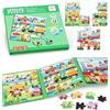 BBLIKE Puzzle Magnetico Bambini 2-5 Anni, Montessori Puzzle Magnetici per Attività in Fattoria/Auto/Dinosauro/Animali, Giocattoli da Viaggio Bambini, Regali Giochi Educativi Compleanno