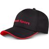 Audi collection Audi 3132501200 - Berretto da Baseball con Scritta Audi Sport, Colore: Nero/Rosso
