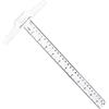 LEEQBCR LEBQ 12 Pollice/30 cm T-Quadrato di Plastica T-Righello Trasparente per la Stesura e il Lavoro di Layout Generale (1)
