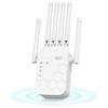 Dresz Ripetitore WiFi Potente per Casa,Amplificatore WiFi 300 Mbit/s 2.4 GHz,WF Extender con 6 Antenne ad Alto Guadagno,con Modalità Router/Access Point,Coverage up to 300 m²,Plug and Play