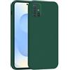 Mixroom - Cover Custodia Case per Samsung Galaxy A51 4G Protezione Fotocamera in Silicone TPU Morbido Opaco Bordi Piatti Colore Verde Foglia