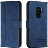Bravoday Cover per Galaxy S9 Plus / S9+, Flip Custodia in Pelle PU Portafoglio Custodia per Galaxy S9 Plus / S9+, con Slot per Schede, Blu