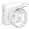 YKEJCLD Caricatore USB C per MacBook 67 W, compatibile con MacBook Air MacBook Pro 13 14 15 16 pollici 2024 2023 2022 2021 2020, M1 M2 M3, iPad e altro ancora (alimentatore veloce con cavo di ricarica da 2,0