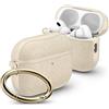 Spigen Cover Urban Fit Compatible con AirPods Pro 3 (3a Generazione 2025) con Moschettone, Custodia AirPods Pro 3 - Beige Duna