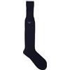 Emporio Armani Calze Lunghe Uomo Dressy in Scozia di Cotone, Nero, S, Bellezza nera, S