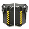 Black Doves N.2 RIFRANGENTI ADESIVI compatibile con/sostitutivo per BMW MOTORRAD Motorcycle Aluminium Panniers per VALIGIE LATERALI MOTORRAD (Yellow 020)