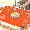 OKeanu Tappetino da forno in silicone spesso, tappetino antiaderente per pasticceria con misure 80 x 60 cm, tagliere per impastare fondente, tappetino antiscivolo in silicone per impastare, tappetino da