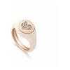 CHANTECLER Anello pailettes sygillum con diamanti