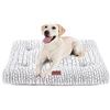 ULIGOTA Letto per Cani Plush Dog Bed Soft Crate Pad per Cane di Taglia Grande, Fully Machine Washable Anti Slip per Kennel Cat Crate Bed