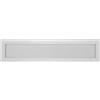 DEMLOU Griglia di Ventilazione in Alluminio Bianco RAL 9016 - 60 x 9 cm. | Formato lineare lungo - rete protettiva - verniciabile con pittura ad acqua - camino e stufa - trattamento 200 °C