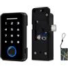 YiToo Serratura intelligente per armadietto, senza trapano, senza chiave, elettronica, digitale, RFID, Bluetooth, per la sicurezza dei bambini, per adulti, armadietti per liquori
