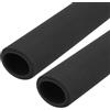 QUARKZMAN Tubo di Isolamento per Tubi in Schiuma per Supporto Maniglia 35mm ID 47mm OD 395mm Lunghezza Conservazione del Calore Nero 2pz