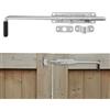 DOJA Barcelona Chiavistello per Cancello - 420mm - Catenaccio Senza Molla per Port, Installazione Rapida e Semplice, Efficiente - Chiavistello per Porta Sicuro - Serratura per Porta Durevole