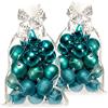COM-FOUR® 40x Palle Di Natale Infrangibili In Plastica Per Natale, Decorazioni Per L'Albero Di Natale Con Ciondoli Ø 6 Cm