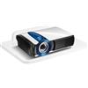 BEARUT Supporto da parete per proiettore, supporto da parete per proiettore e modem, per Xbox Series, PS5, PS4, in legno massello, bianco