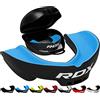 RDX Paradenti Boxe, Paradent per Gli Sport da Unisex Combattimento, Rugby, Football Americano, Kick Boxing, Muay Thai, Karate e MMA, Ideale Facilmente Adattabile con Custodia, Adulti sopra i 12 Anni