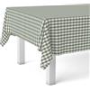 ECOMMERC3 Tovaglia cerata antimacchia rettangolare 100x140 cm Vichy Verde | Per il tavolo di due in cucina, tinta unita e quadretti vichy, tela cerata impermeabile, si pulisce con un panno