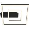 BRILONER - Plafoniera LED Frame, plafoniera LED bianco caldo, lampada 18W, lampada per soggiorno, lampada per camera da letto, 320x300x50 mm (LxPxH)