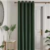 HOUSE LLEWELYN - BOWEN Laurence Llewelyn-Bowen - Montrose - Tenda oscurante in velluto con occhielli, 168 x 214 cm, colore: Verde bottiglia