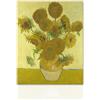 Declea Opera d'Arte Vincent Van Gogh Vaso con quindici Girasoli - Tributo d'autore Canvas Riproduzione Arte Telaio in Legno Realizzato a Mano Pronto da Appendere Arredo Casa Parete