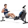 Sunny Health & Fitness Vogatore ad acqua Elite con serbatoio verticale ad alta resistenza, verde - SF-RW522017GRN
