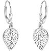 SOFIA MILANI - Orecchini da Donna in Argento 925 - Orecchino Pendente a Foglia - E2920
