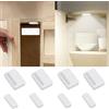 Amagle Quattro Confezioni di Luci LED per Armadio Cassetti a Batteria Senza Filo Con Sensore di Apertura e Chiusura Della Porta, Luce Leds per Armadio Cucina, Guardaroba, Dispensa, Credenza