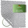 SilverRack DermaSensitivo - Tappetino da doccia 100% senza BPA (grigio), effetto pietra, per bambini e neonati, tappetino da doccia antiscivolo per una presa sicura nella doccia