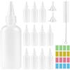 Ferenando 12 Pezzi Bottiglia Squeeze di Plastica, 100ml Squeeze Bottle