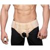 Wonder Care- double single hernia support belt truss brace two-press pads pain relief medicot belt A103 Medium