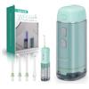 VOYOR-HEALTH Elettrico Idropulsore Dentale Portatile Mini WF510, Verde | Irrigatore Orale Senza Fili, 3 Modalità e Impermeabile IPX7, Irrigatore Dentale Professionale per Viaggi e uso Domestico