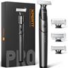Trimcoo [2026 Aggiornato Barba & Body Hair Trimmer per Uomini [All-in-One] USB-C Ricarica Veloce, Groin & Ball Hair Indolore Rasoio Elettrico Rasoio da Viaggio, Rasoio da Viaggio, Impermeabile Bagnato