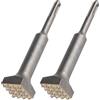CPROSP 2Pcs Scalpello SDS Plus 150 * 32mm, Punta per Boccola a Testa Quadrata 16 Denti, Trapano Elettrico a Percussione con Testa Quadrata, per Piastrelle, Cemento, Mattoni, Muratura