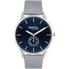 Breil, Collezione Avery, Cronografo Uomo, Orologio Uomo con Bracciale in Acciaio in Maglia Milanese, Resistente All'Acqua, Movimento Sunon PE45, Cassa 41 mm, Chiusura a Scorrimento