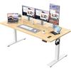 JUMMICO Scrivania regolabile in Altezza, Standing Desk, Piano Unico 15 mm, con 2 Memoria Altezza, Allarme Anti-Sedentarietà, Scrivania Ufficio Elettrica Regolabile, Scrivania Gaming