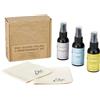 EKO GUITARS - Polish and Maintenance Kit, per Pulizia e Cura della Chitarra, 3 Spray 50 ml per Tastiera, Corde e Corpo, 2 Panni Microfibra Inclusi